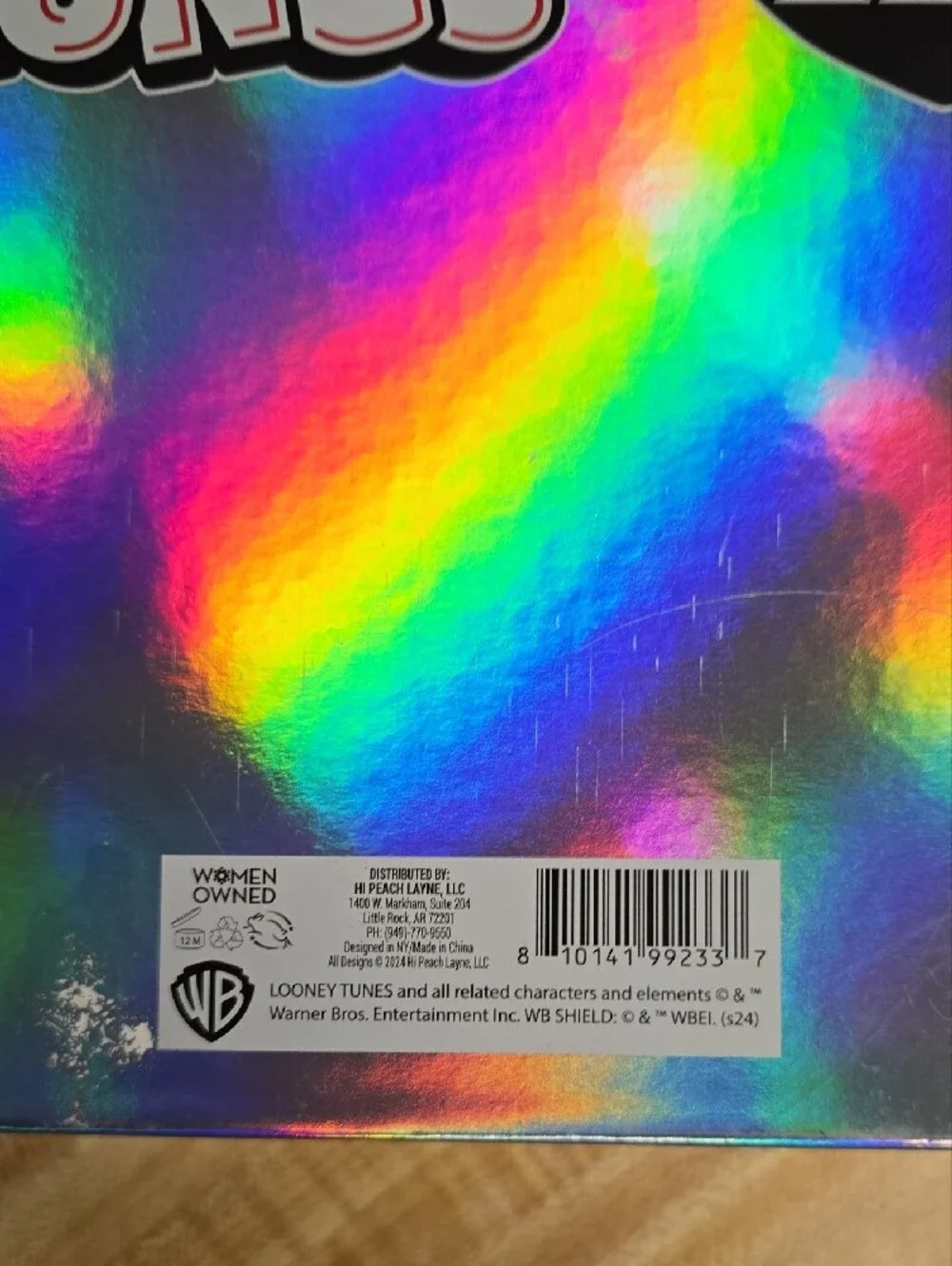 Looney Tunes Gift Box - Rainbow Holographic